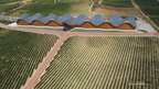 Ysios Winery from the air. Laguardia, Basque Country, Spain 