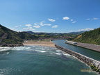Oria´s River Mouth. Orio Beach. Aerial view. Orio, Gipuzkoa, Basque Country, Spain