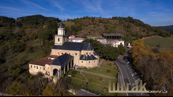 Areial-View-Monument-Artziniega-Basque-Country